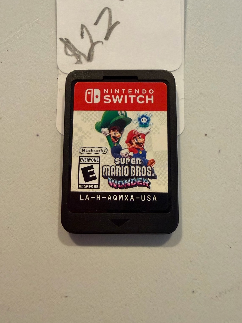 Nintendo Switch Super Mario Bros. Wonder Game Card - Red/Black/Green